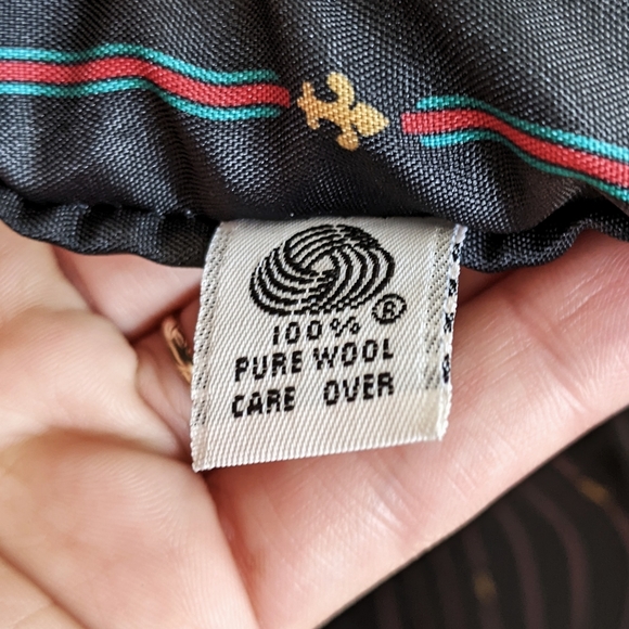 Ashley Scott Black Lined Long Wool Classic Winter Coat - Picture 8 of 9